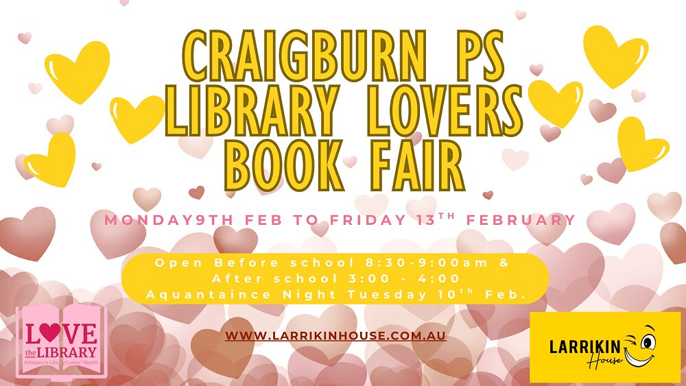 Craigburn’s Library Lovers Book Fair
